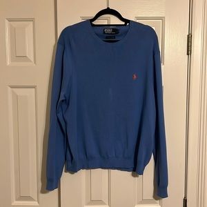 Lightweight polo sweater